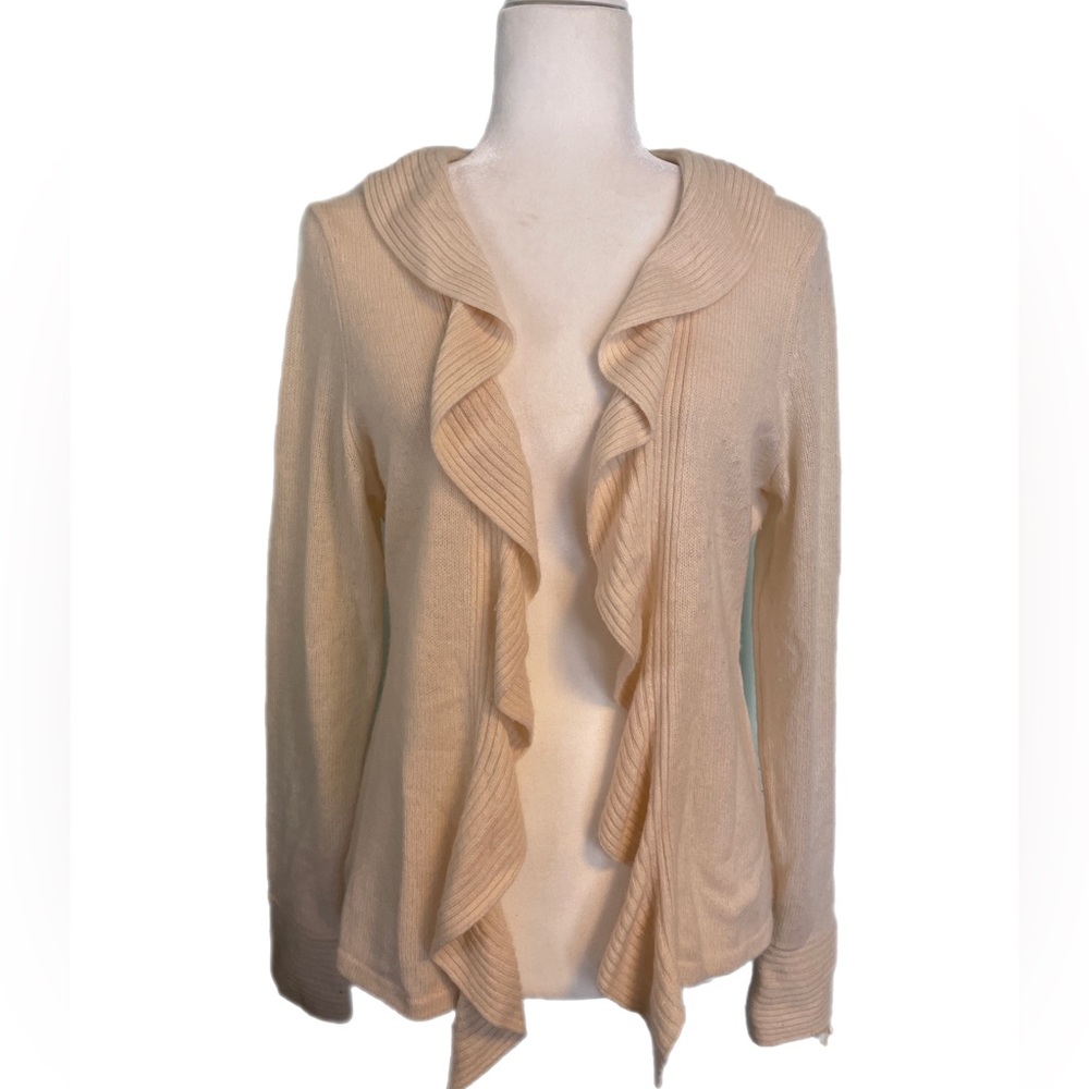 Charter Club Cashmere Ruffle Cardigan - Picture 6 of 11